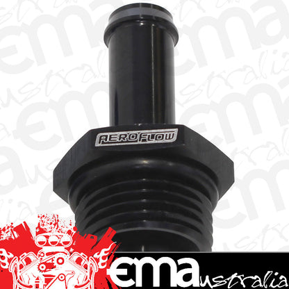 Aeroflow Performance Products AF414-08-06BLK 8ORB to 3/8" Push On Barb Black