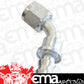 Aeroflow 400 series hose 60 Deg Push Lock End -8AN Silver No Clamp Required<15Psi Aeroflow Performance Products AF418-08S