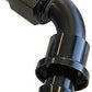 Aeroflow AF418-12BLK 60 Deg Push Lock End -12AN Black No Clamp Required <15Psi