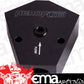 Aeroflow AF451-08BLK Fuel Block 3/8 - 3/8 In - Out Black 1/8" NPT Port