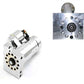 JAS Oceania SND047C Jas Replacement 12V 1.4Kw 10T Starter Motor Chrome suit Delco GM Chev V8
