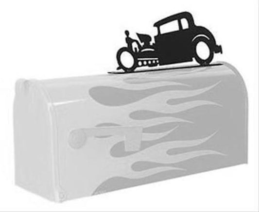 HotRod Hardware SNW-9702 Genuine HotRod Mailbox Topper Steel Black 12" Long