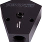 Aeroflow AF451-12BLK Fuel Block 3/4"- 3/4" In - Outblack 1/8" NPT Port & Mount