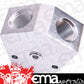 Aeroflow AF451-12S Fuel Block 3/4"- 3/4" In - Outsilver 1/8" NPT Port & Mount