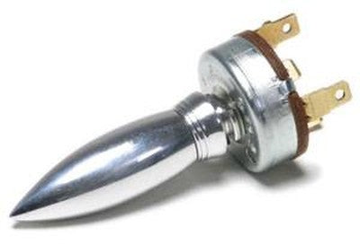 So-Cal Speed Shop SO001-50460 Windscreen Wiper Switch w/ Polished Aluminium Bullet Knob