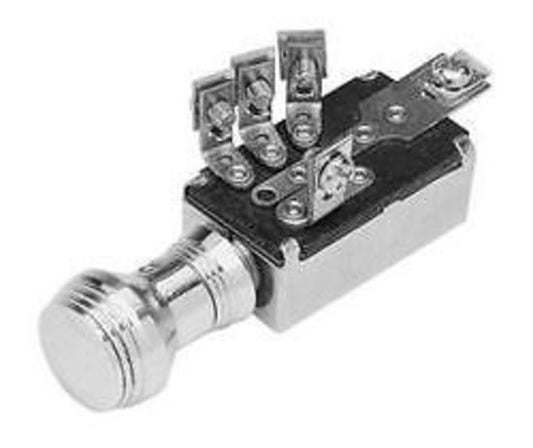 So-Cal Speed Shop SO001-50467 Polished Art Deco 3 Position Headlight Switch