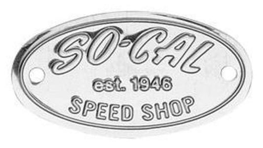 So-Cal Speed Shop SO001-60663 Stainless Steel Badge Polished Finish