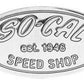 So-Cal Speed Shop SO001-60663 Stainless Steel Badge Polished Finish