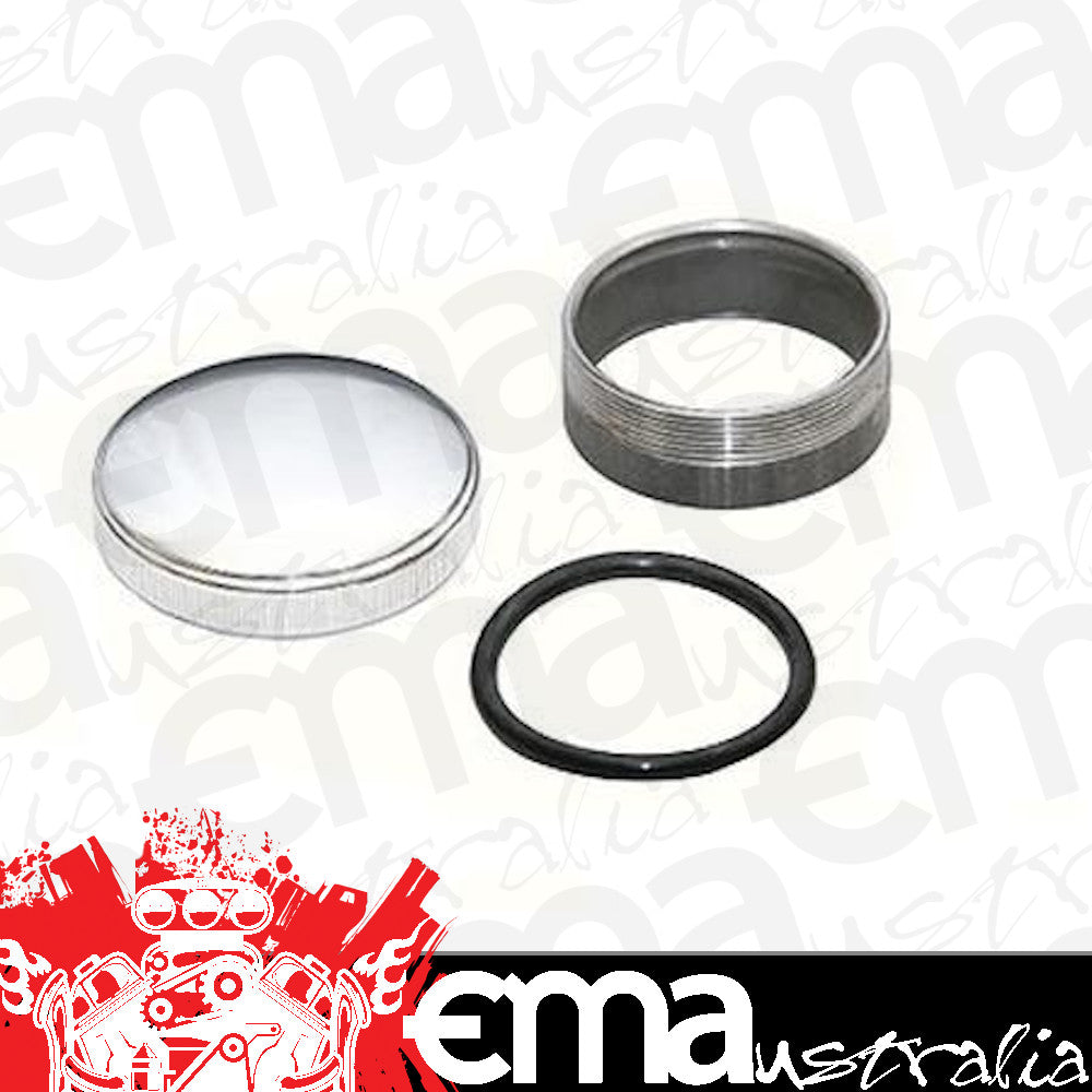 So-Cal Speed Shop SO001-60667 Screw-On Petrol Cap Kit Polished