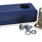 Aeroflow AF452-08 Fuel Block Log Type -8ORB Blue 2 x-8 Side 2x -8 Top