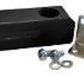 Aeroflow AF452-08BLK Fuel Block Log Type -8ORB Black 2 x-8 Side 2x -8 Top