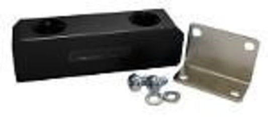 Aeroflow AF452-08BLK Fuel Block Log Type -8ORB Black 2 x-8 Side 2x -8 Top