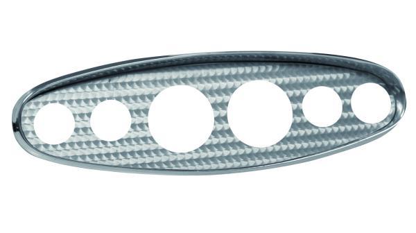 So-Cal Speed Shop SO001-60710 S/S Finish 6 Gauge Panel