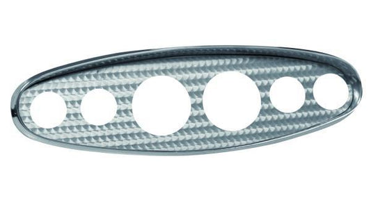 So-Cal Speed Shop SO001-60710 S/S Finish 6 Gauge Panel