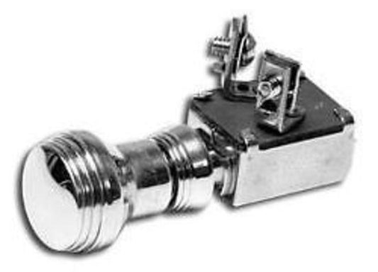 So-Cal Speed Shop SO001-60766 Polished Art Deco Style Push Horn Switch