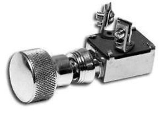 So-Cal Speed Shop SO001-60795 Polished Knurled Push Horn Switch