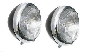 So-Cal Speed Shop SO001-62003 Headlight w/ Black Bucket & Chrome Ring