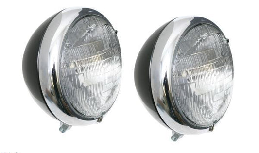 So-Cal Speed Shop SO001-62003 Headlight w/ Black Bucket & Chrome Ring