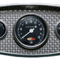 So-Cal Speed Shop SO001-62663 5 Gauge Set w/ Logo Black Face Chrome Bezel Electric Speed Oil Water Fuel & Volt Gauge