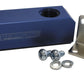 Aeroflow AF452-12 Fuel Block Log Type -12ORB Blue 2 x-12 Side 2x -12 Top
