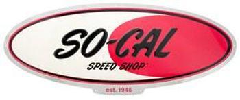 So-Cal Speed Shop SO001-93176 Oval Aluminium Sign 32" x 12"
