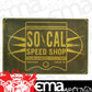 So-Cal Speed Shop SO001-93188 Oil Can Piston Sign 17.5" x 11.5"