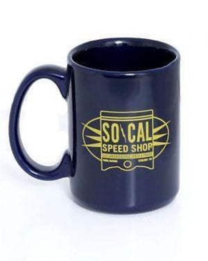 So-Cal Speed Shop SO001-93192 Oil Can Piston Coffee Cup Mug - Blue