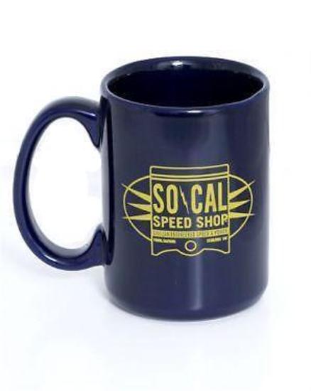 So-Cal Speed Shop SO001-93192 Oil Can Piston Coffee Cup Mug - Blue