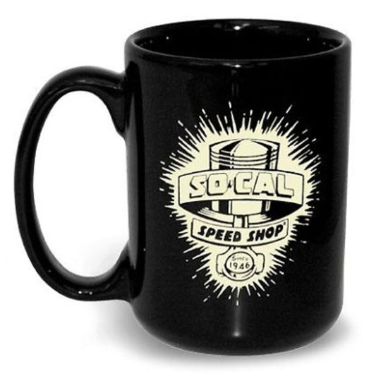 So-Cal Speed Shop SO001-93195 Power Piston Coffee Cup Mug -Black