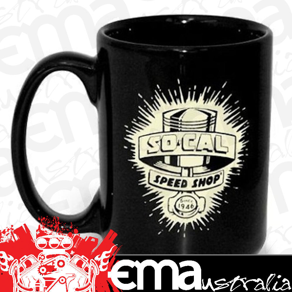So-Cal Speed Shop SO001-93195 Power Piston Coffee Cup Mug -Black