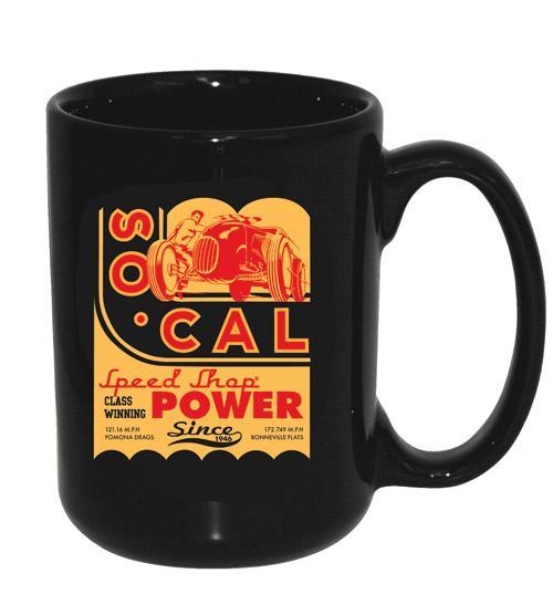 So-Cal Speed Shop SO001-93213 Coffee Mug Power Coupe Logo