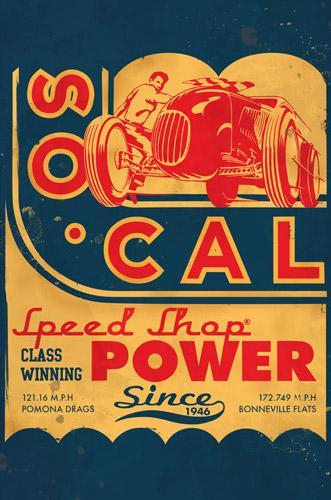 So-Cal Speed Shop SO001-93218 Coupe Tin Sign