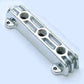 So-Cal Speed Shop SO300-6134 Polished Finned Fuel Block 3 x 1/4" Ports