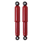 So-Cal Speed Shop SO60681 Steel Shorty Covered Speedshocks Painted Finish 7-7/8" Closed And 11-1/4" Extended