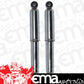So-Cal Speed Shop SO60683 Steel Shorty Covered Speedshocks Chrome Finish 7-7/8" Closed And 11-1/4" Extended