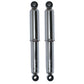 So-Cal Speed Shop SO60683 Steel Shorty Covered Speedshocks Chrome Finish 7-7/8" Closed And 11-1/4" Extended