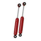 So-Cal Speed Shop SO60684Q5 Steel Speed Shocks Red 9-1/4" & 14-1/4" Extended