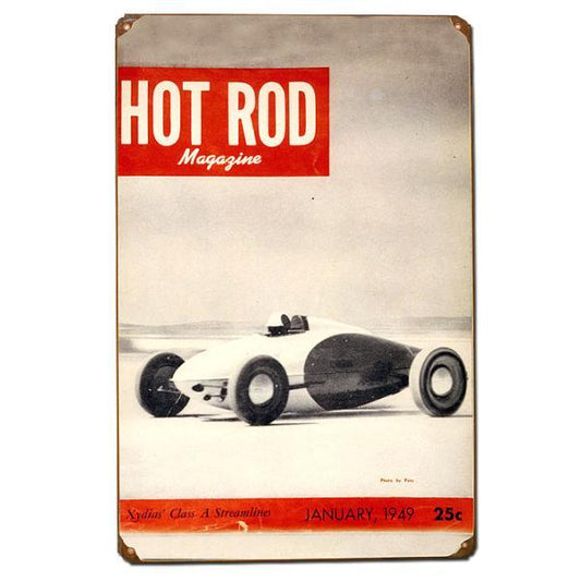 So-Cal Speed Shop SOC-93210 Belly Tank Hot Rod Magazine Tin Sign 11.5" x 17.5"