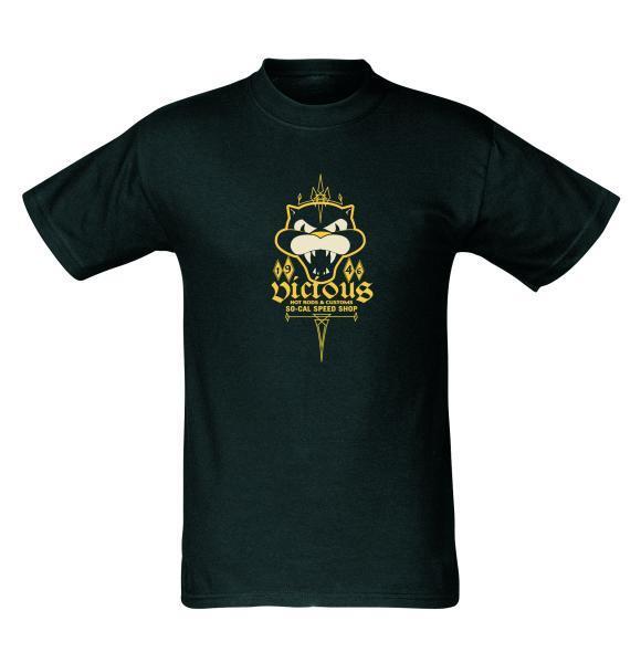 So-Cal Speed Shop SOSSM-1002TC10L Vicious Hot Rods T-Shirt Large