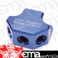Aeroflow AF454-10-08 Y Block 4 Port Distribution Blue 3x -8ORB 1x -10ORB Inlet