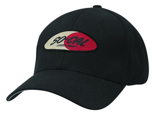 So-Cal Speed Shop SOSSM-6000HC10L Speedshop Hat Flexfit Black Large/x Large