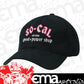 So-Cal Speed Shop SOSSM-6002HC10S Tank Script Hat Flexfit Black Small/Medium