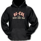 So-Cal Speed Shop SOSSM-7000SC102 Tank Script Logo Hoodie Black xx Large