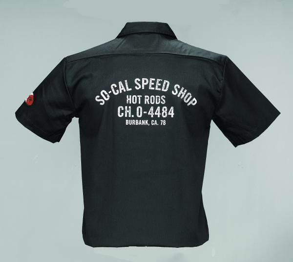 So-Cal Speed Shop SOSSM-7001SP10 Truck Door Workshirt Black