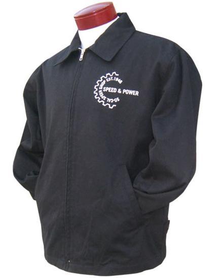 So-Cal Speed Shop SOSSM4000JC10xL Lightweight Mechanic Jacket x Black Large
