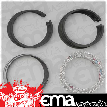 Chev 5.7L/350ci Vortec V8 STD MOLY PISTON RING SET suit 4" BORE 350/5.7L Sealed Power SP-E530K