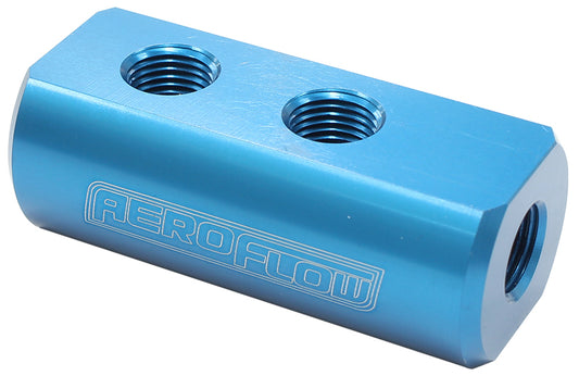 Aeroflow AF456-01-04 Compact Distribution Block 1 In 4 Out All Port S 1/8" NPT