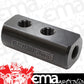 Aeroflow AF456-01-04BLK Compact Distribution Block 1 In 4 Out All Port S 1/8" NPT