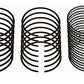 Speed Pro SPE232KSTD Moly V8 Ring Set - Chev BB 396 4.094 Bore STD 5/64"x 5/64" x 3/16" STD Tension Spe232K STD