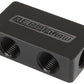Aeroflow AF456-02-04BLK Compact Distribution Block 2 In 4 Out All Port S 1/8" NPT